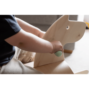 Callowesse Pinto Wooden Rocking Horse - 2