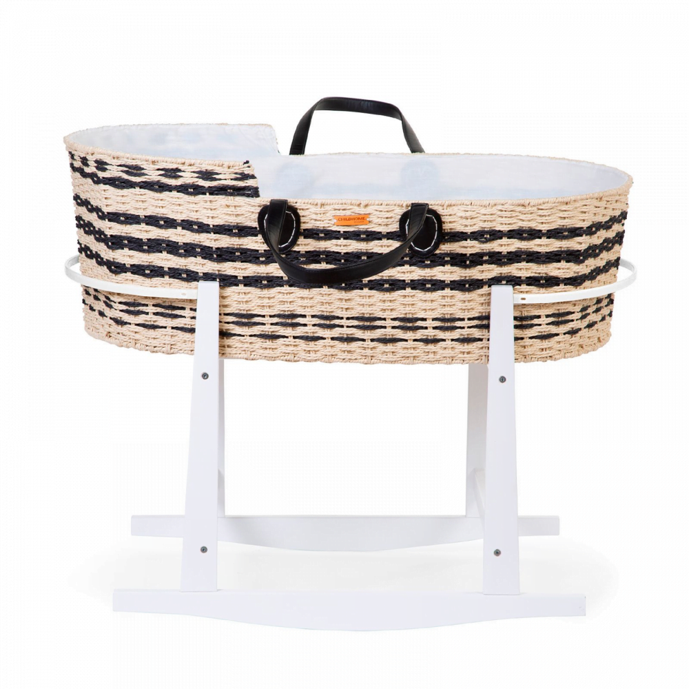 Childhome Moses Basket Rocking Stand - White