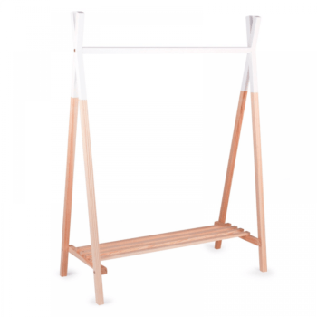 Childhome Tipi Open Clothes Stand - Natural/White