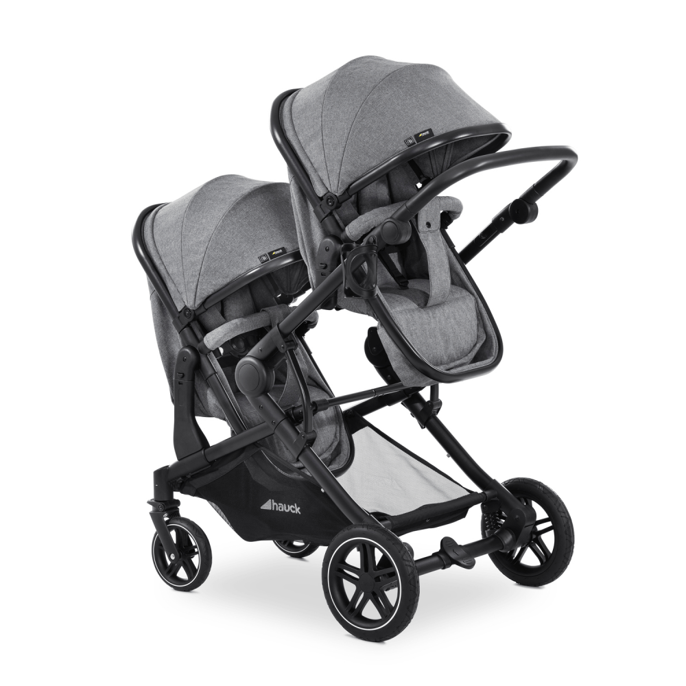 Photos - Pushchair Hauck Atlantic Twin  - Grey BSR13174GRY 