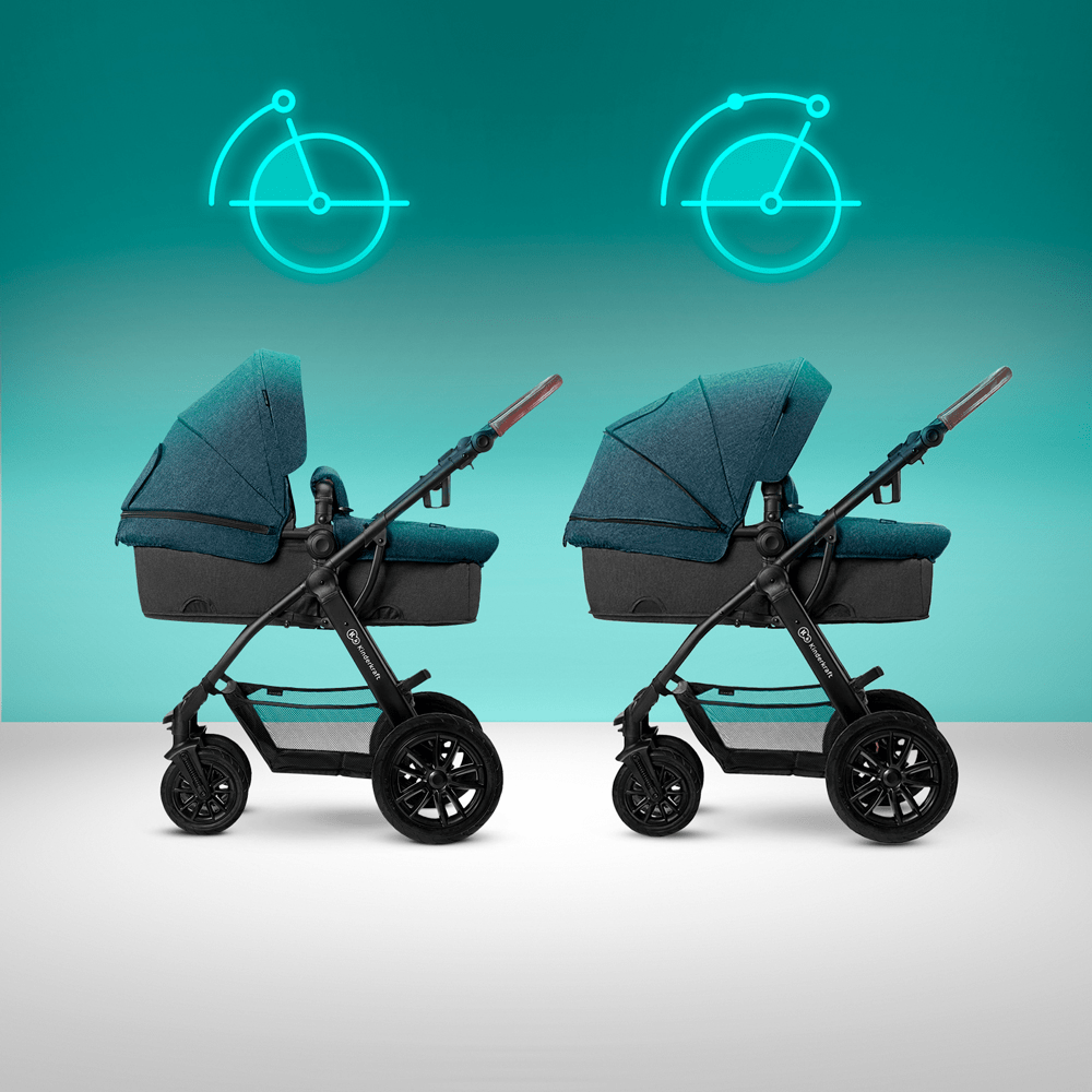 Kinderkraft XMOOV 3 in 1 Travel System Denim Baby Travel Stroller