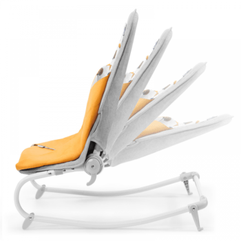 Kinderkraft Felio 2020 Baby Bouncer Forest Yellow Rocker