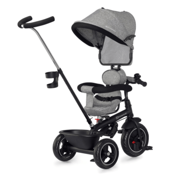 Kinderkraft Freeway Tricycle, Grey, Babies first Bike, Push Bike