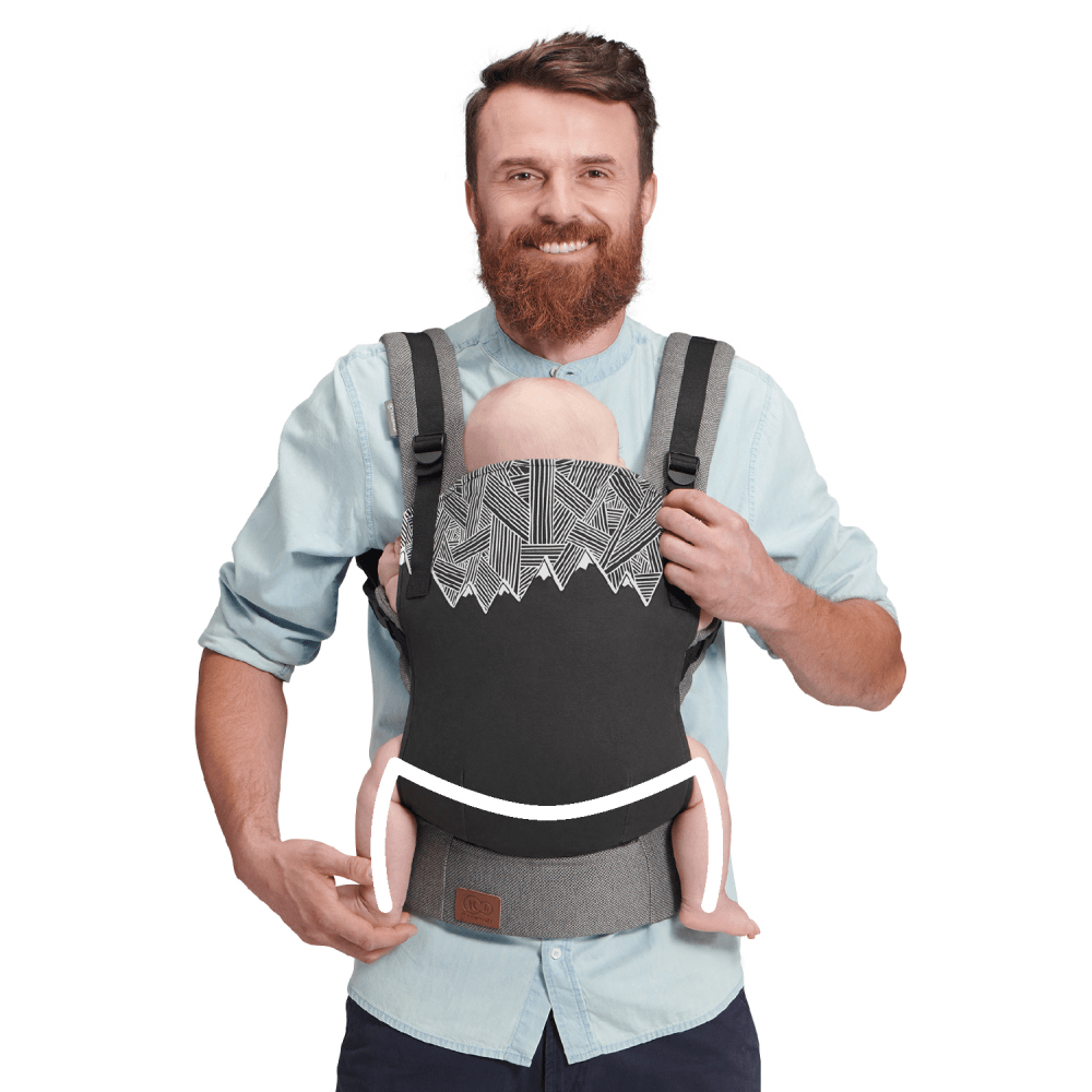 Kinderkraft Milo Baby Carrier - Grey