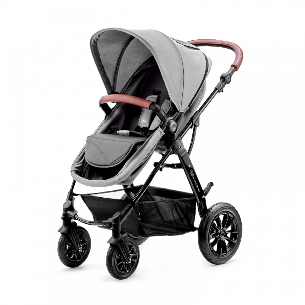 Kinderkraft Moov 3 in 1 Travel System Grey Carrycot Stroller