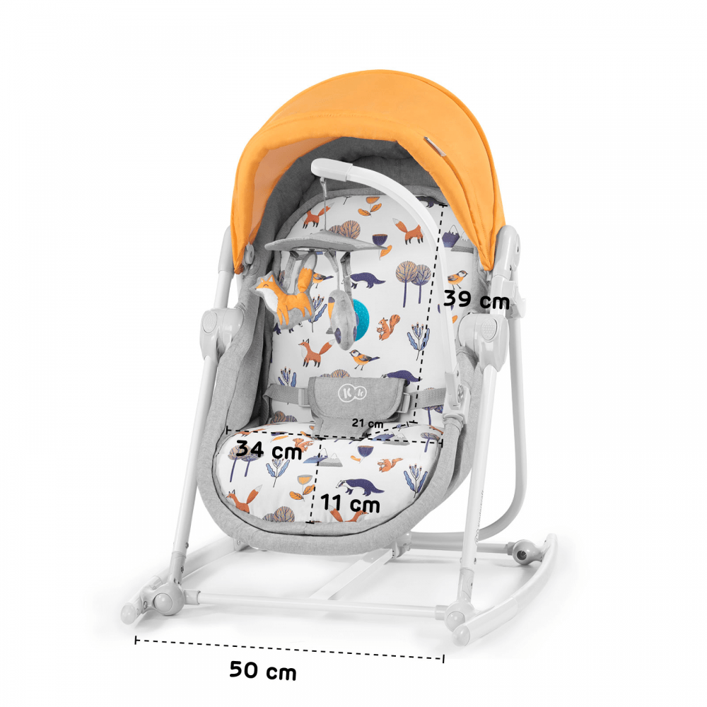 Kinderkraft Unimo 2020 5in1 Baby Bouncer - Stone Grey