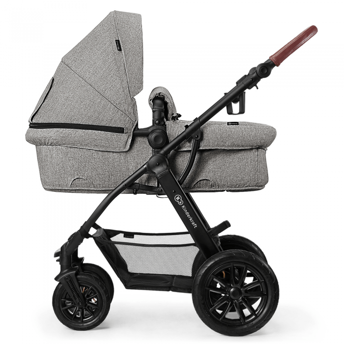 kinderkraft xmoov 3 in 1 travel system grey