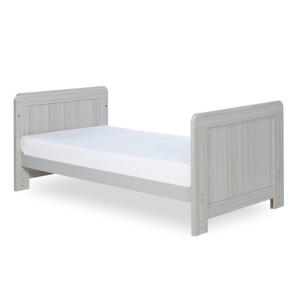 Ickle Bubba Pembrey Cot Bed - Ash Grey