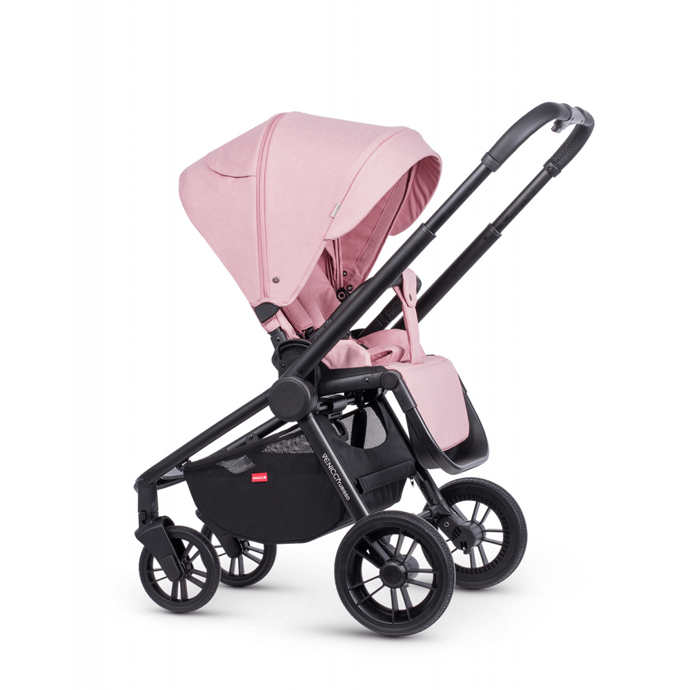 Venicci Turisso 2 in 1 Travel System 8 Piece Bundle - Flamingo