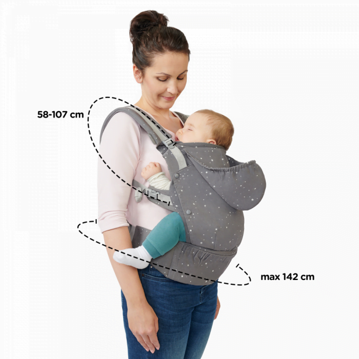 Kinderkraft Huggy Baby Carrier - Bird | Baby Sling | Baby Travel
