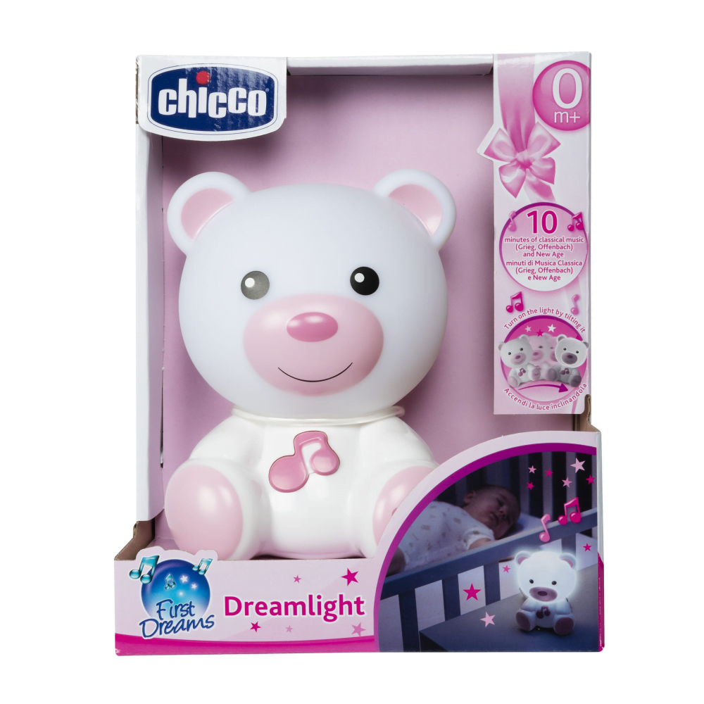 Chicco Dream Light Bear - Pink