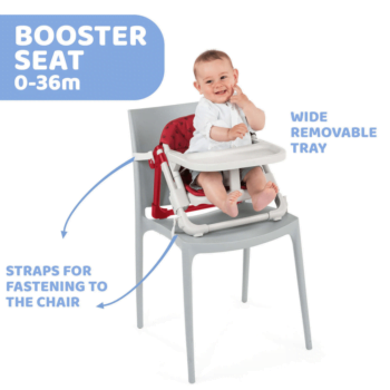 Chicco Chairy Booster Seat - Ladybug