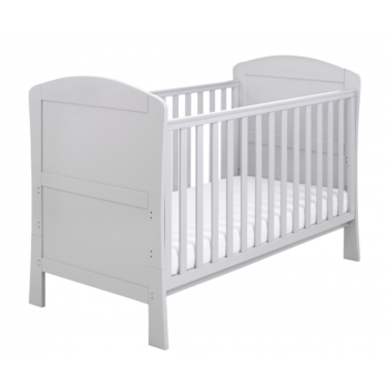 Babymore Aston Dropside Cot Bed - Grey