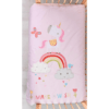 Bizzi Growin Cot Bed Quilt - Rainbows & Unicorns