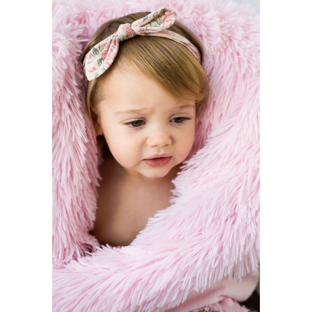 Bizzi Growin Koochicoo Baby Shawl - Blush Pink