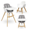 Callowesse Elata 3-in-1 Wooden Scandi Highchair