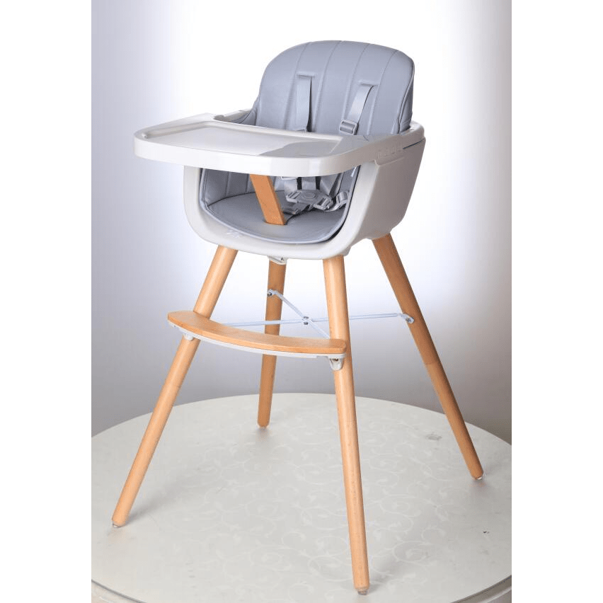 Callowesse Elata 3-in-1 Wooden Highchair - Grey