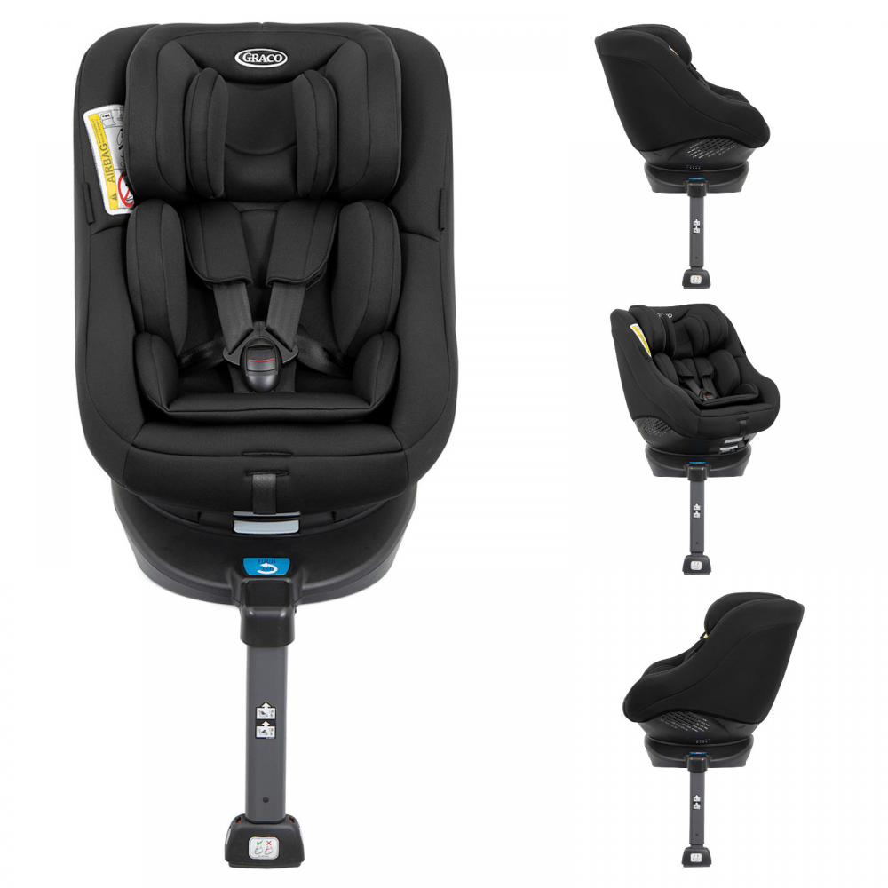 Graco Turn2Me ISOFIX Group 0+/1 Spin Car Seat, Black