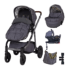 Cosatto Wow Continental Everything Travel System Bundle (Incl. i-Size 0+ Car Seat & Base) - Fika Forest