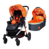 Cosatto Wowee 3 in 1 Pram & Pushchair Bundle - So Orangey