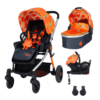 Cosatto Wowee i-Size Travel System Bundle (Incl. i-Size 0+ Car Seat & Base) - So Orangey
