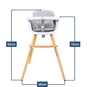 Callowesse Elata 3-in-1 Wooden Highchair