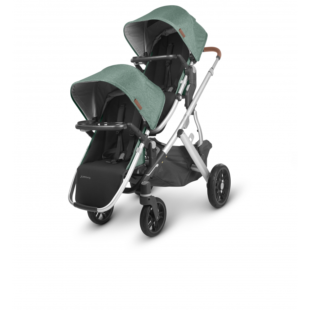 UppaBaby Vista Emmett Pushchair - Sage Green Melange/ Saddle Leather