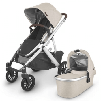 UppaBaby Vista Declan Pushchair - Oat Melange/ Chestnut Leather