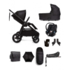 Mamas & Papas Ocarro 3 in 1 Travel System 9 Piece Bundle Including Cybex Aton 5 Car Seat - Raven