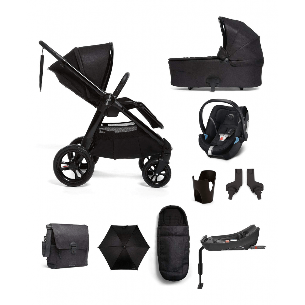 Mamas & Papas Ocarro 9 Piece Travel System, Cybex Aton