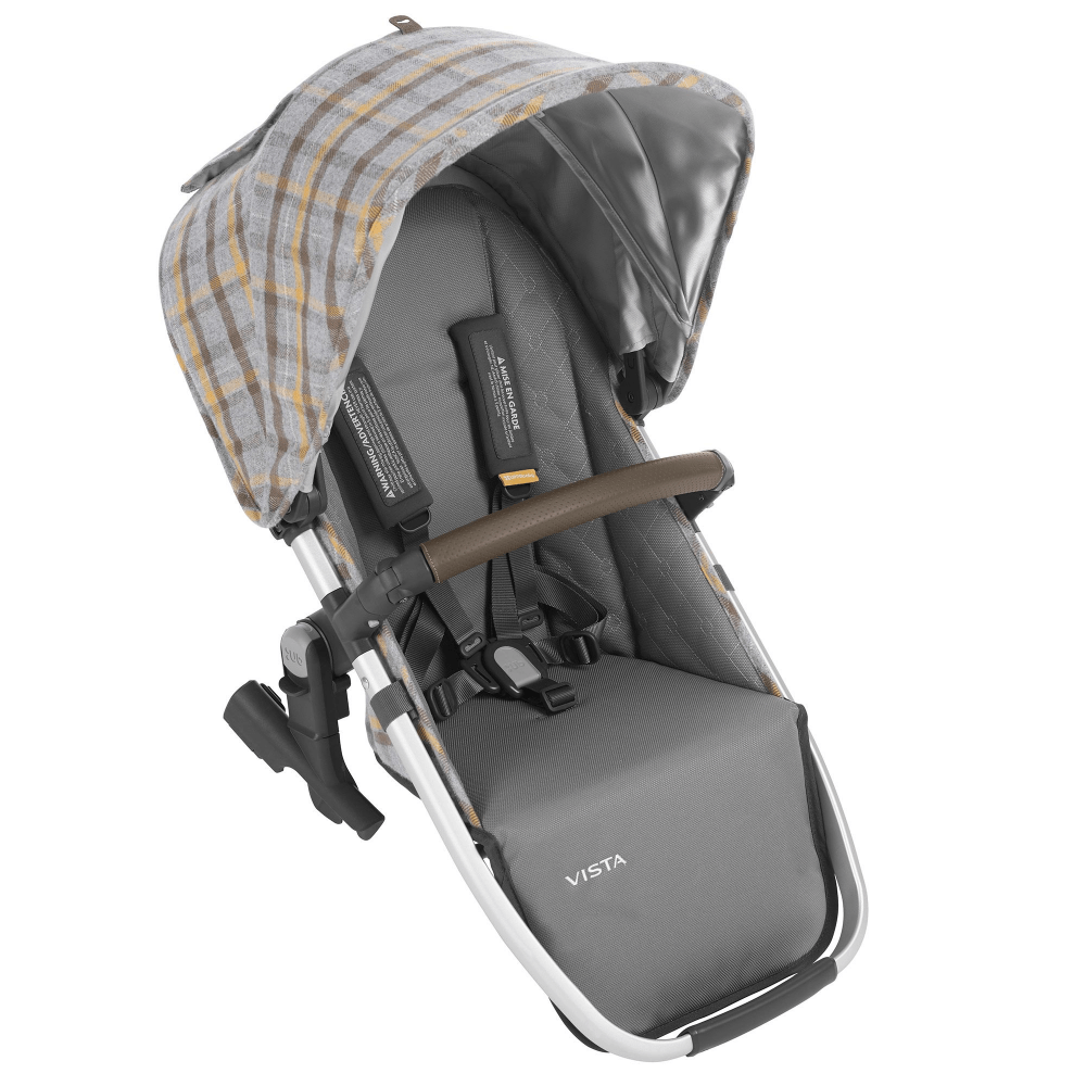 UppaBaby Vista Rumble Seat - Spenser - Grey/Yellow Tartan