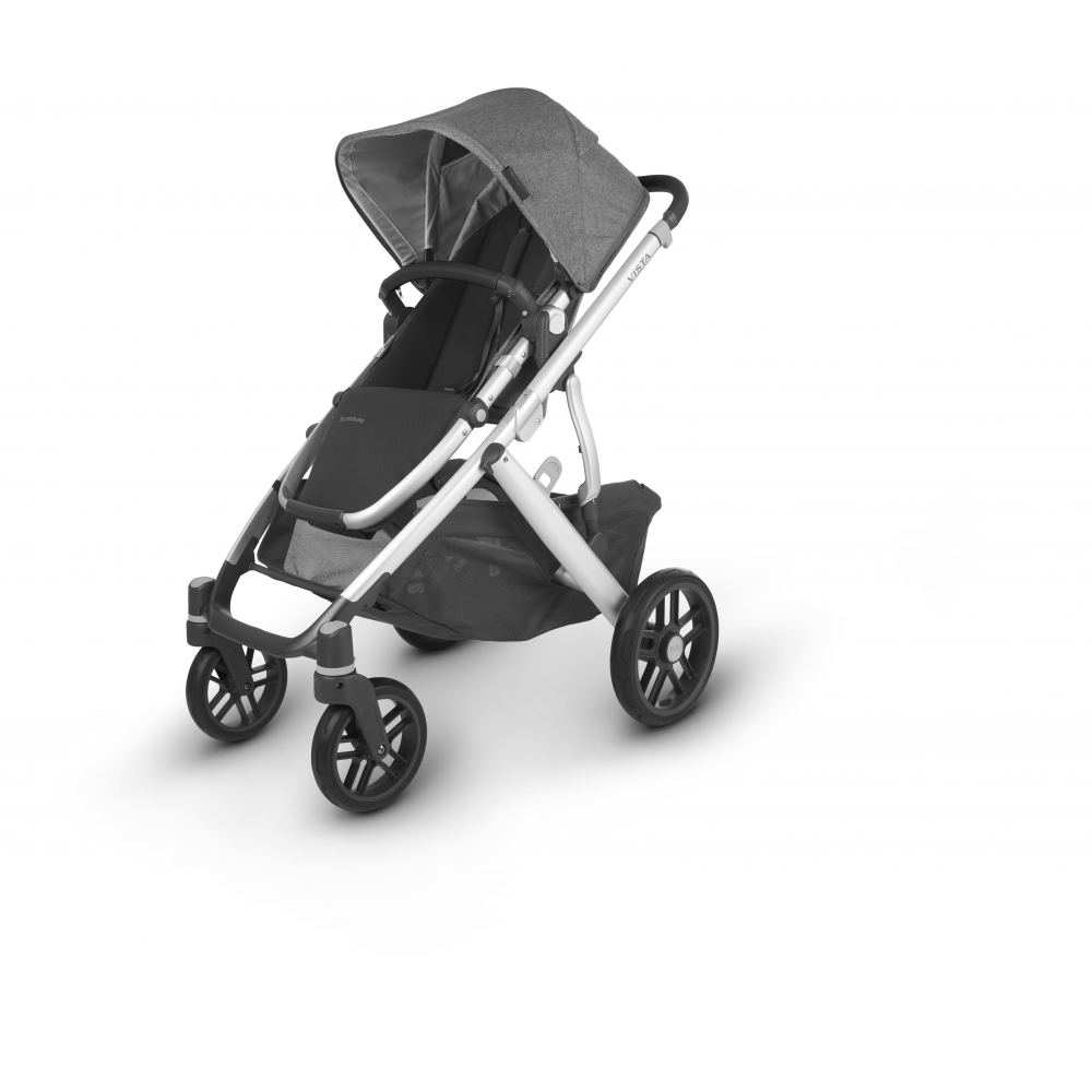 UppaBaby Vista Jordan Pushchair Black Grey Travel System Stroller
