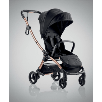 Black and rose gold mamas and papas pram hotsell