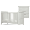 Mamas & Papas Atlas Cot bed & Dresser – Grey Grain