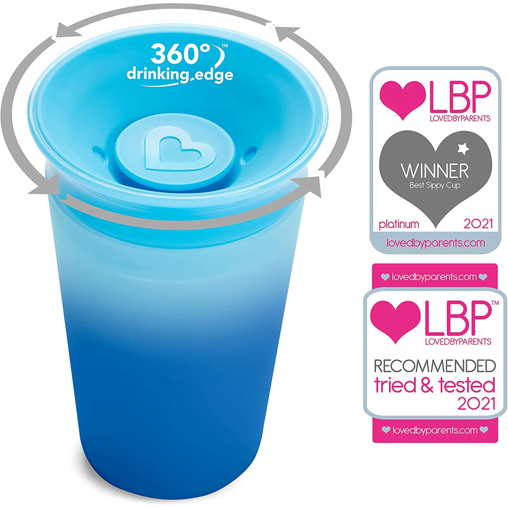 Munchkin Colour Change Miracle Cup - Blue
