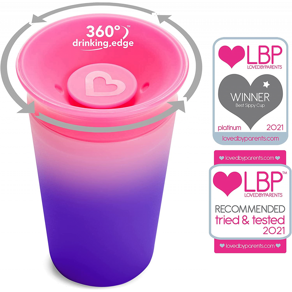 Munchkin Colour Change Miracle Cup - Pink