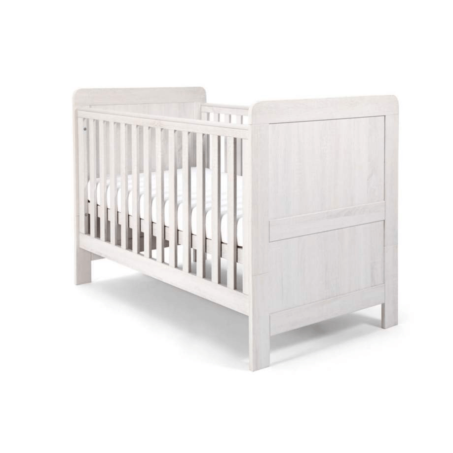 Atlas Cot bed wardrobe Dresser White Baby Nursery Furniture
