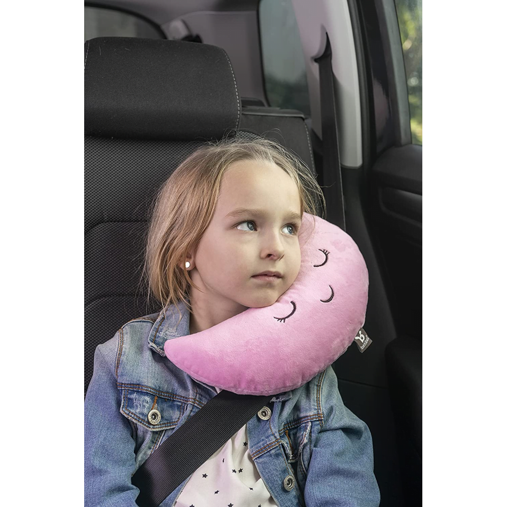 Benbat Mooni Seat Belt Head Support - Pink