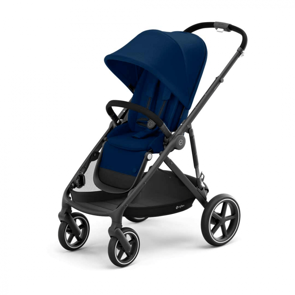 Cybex Gazelle S stroller - Navy Blue (Black Frame ) from Baby Monitors Direct