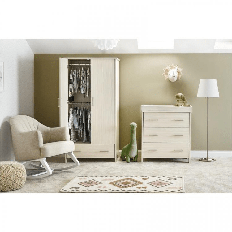 Obaby Nika 3 Piece Room Set- Oatmeal