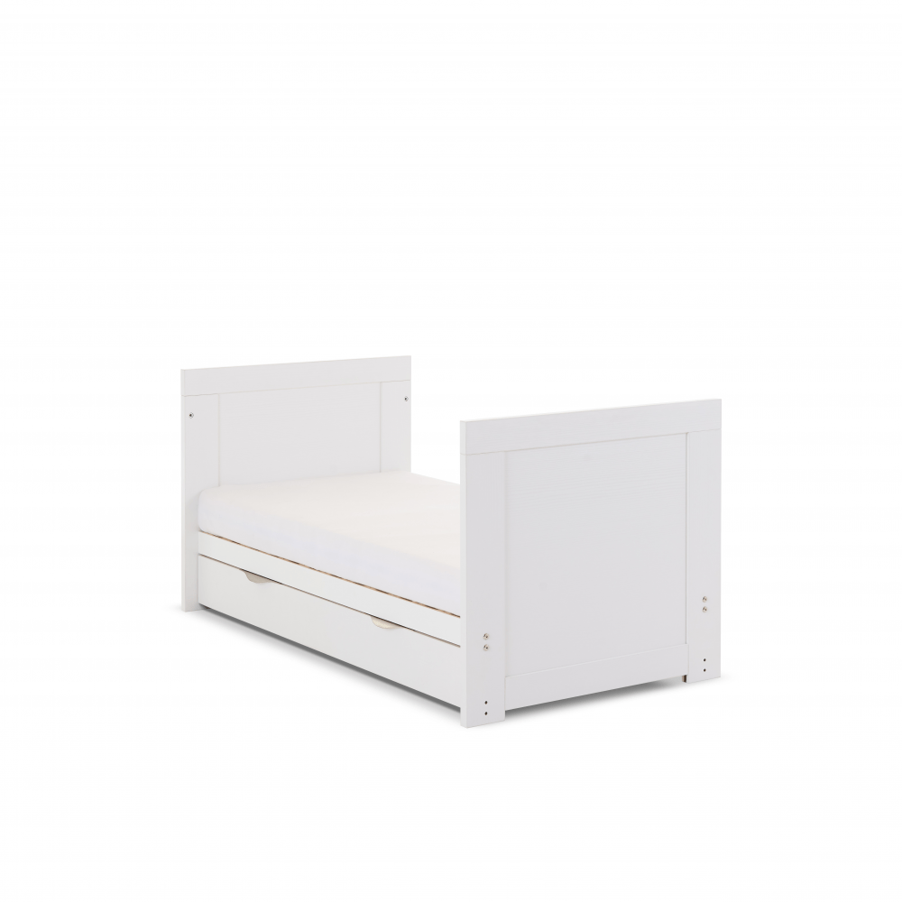 Obaby Nika Mini 2 Piece Room Set & Underdrawer - White Wash