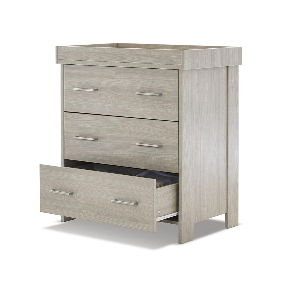 Obaby Nika Mini 2 Piece Room Set & Underdrawer - Grey Wash