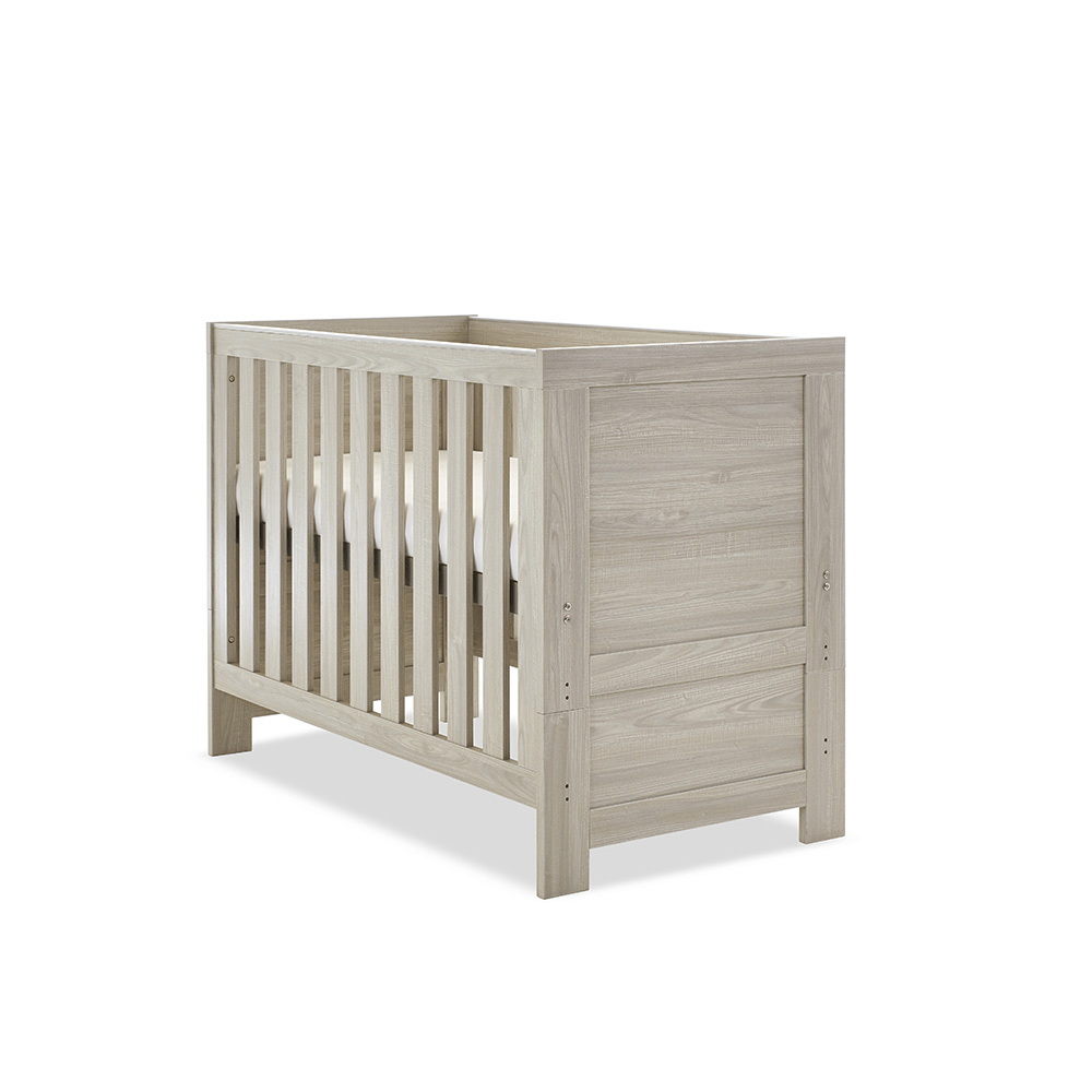 Obaby Nika Mini Cot Bed- Grey Wash