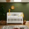 Obaby Nika Mini Cot Bed- White Wash