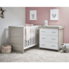 Obaby Nika Mini 2 Piece Room Set - Grey Wash & White