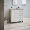 Obaby Nika Changing Unit- Grey Wash and White