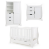 Obaby Stamford Luxe 3 Piece Room Set - White