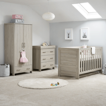 Obaby Nika 3 Piece Room Set - Grey Wash