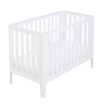 Babymore Iris Cot Bed - White