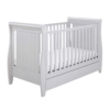 Babymore Stella Drop Side Cot Bed - Grey